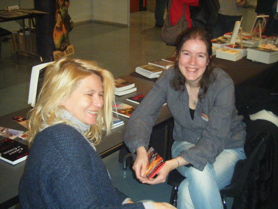 Laetitia Carau (hilare) et Aurélie Wellenstein